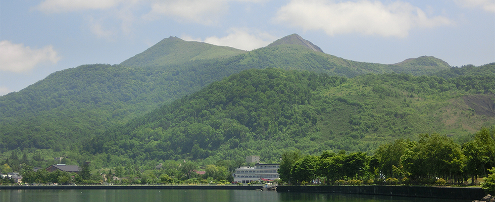 洞爺湖の公園